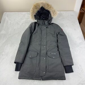 Canada Goose Women's Size 2XS Trillium Parka Heritage Black 6660L Style Number
